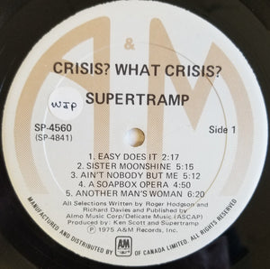 Supertramp - Crisis? What Crisis? - 1975