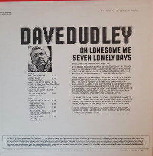 Dave Dudley - Oh Lonesome Me / Seven Lonely Days