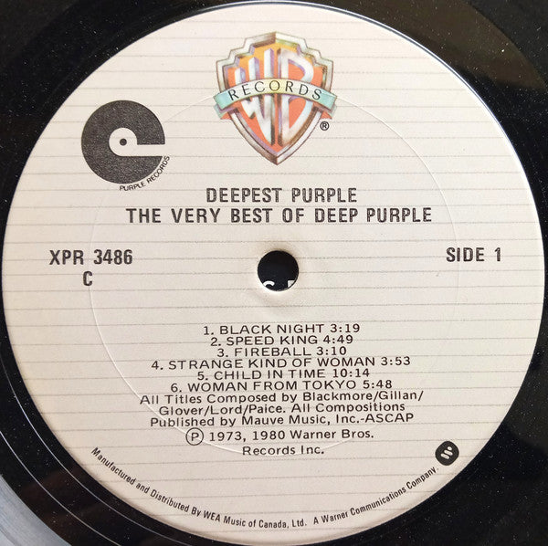 Deep Purple - Deepest Purple (The Very Best Of Deep Purple)