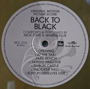 Nick Cave & Warren Ellis - Back To Black (Original Motion Picture Score) - 2025