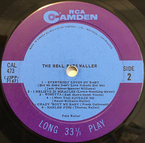 Fats Waller - The Real Fats Waller - 1959