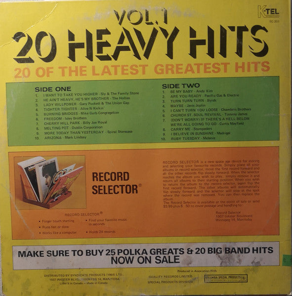 Various - 20 Heavy Hits Vol. 1 - 1971