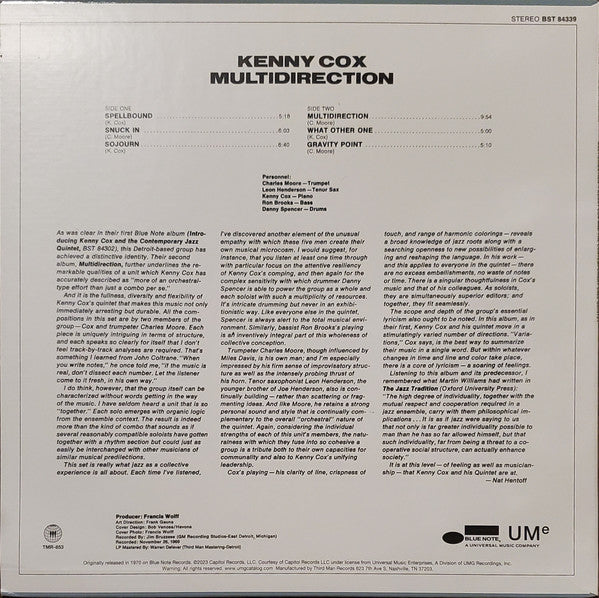 Kenny Cox - Multidirection