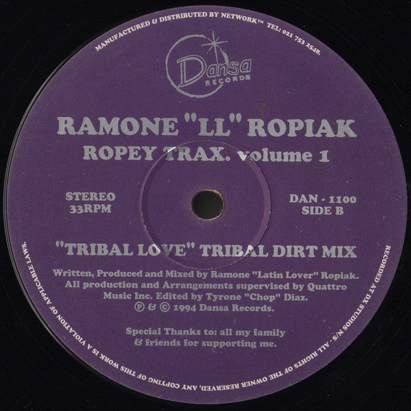 Ramone "Latin Lover" Ropiak - Ropey Trax Volume 1