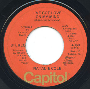 Natalie Cole - Unpredictable You / I've Got Love On My Mind Vinyl Record