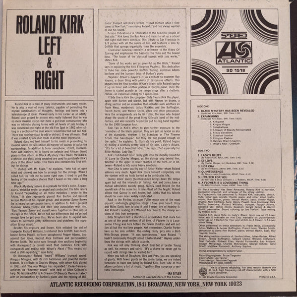 Roland Kirk - Left & Right - 1976