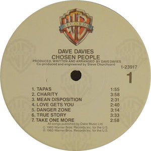 Dave Davies - Chosen People - 1983