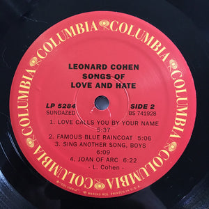 Leonard Cohen - Songs Of Love And Hate