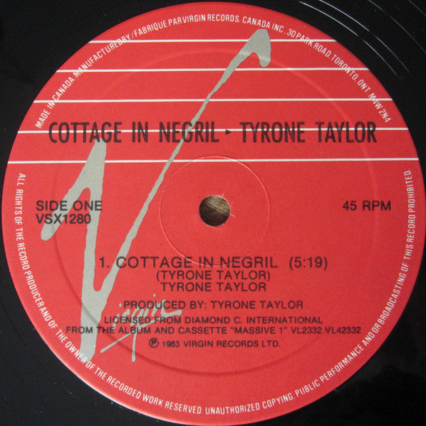 Tyrone Taylor - Cottage In Negril / 'Allo Tosh
