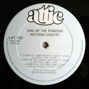 Sons Of The Pioneers, The - Western Country - 1976