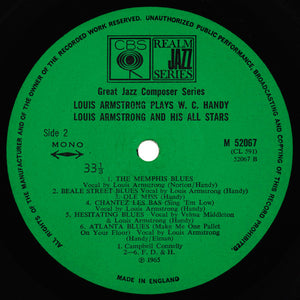 Louis Armstrong - Louis Armstrong Plays W.C. Handy Vinyl Record