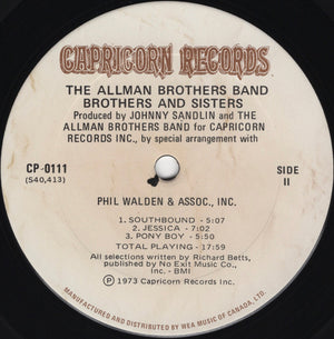Allman Brothers Band, The - Brothers And Sisters - 1973