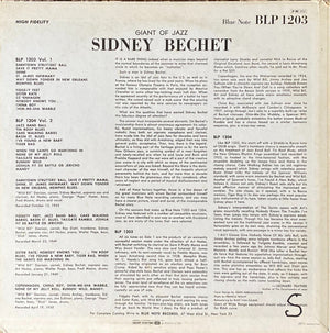 Sidney Bechet - Volume 1 Vinyl Record