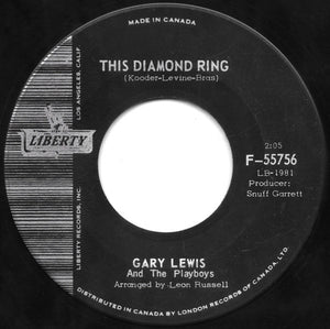 Gary Lewis And The Playboys - This Diamond Ring Vinyl Record