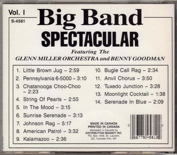 Glenn Miller Orchestra, The - Big Band Spectacular Vol. I (CD) -
