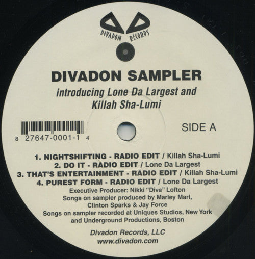 Killa Sha - Divadon Sampler