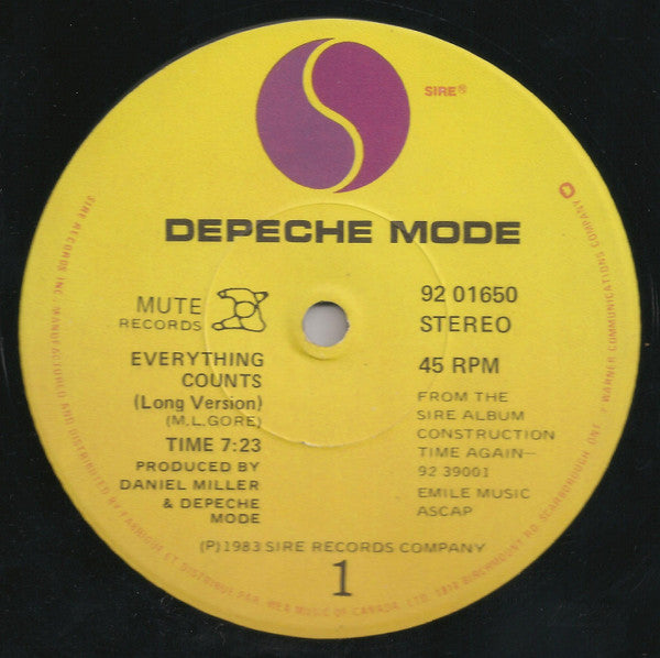 Depeche Mode - Everything Counts (In Larger Amounts)