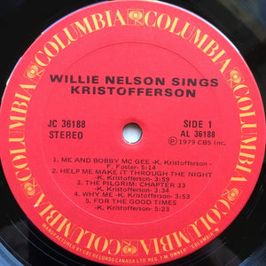 Willie Nelson - Willie Nelson Sings Kristofferson - 1979