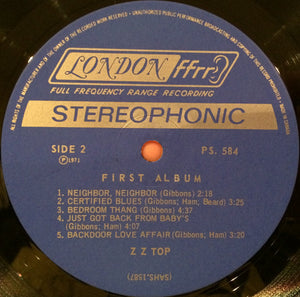 ZZ Top - First Album - 1971