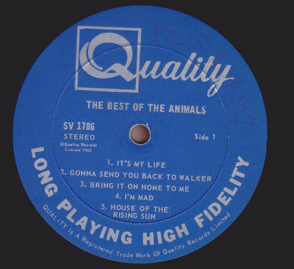 The Animals - The Best Of The Animals