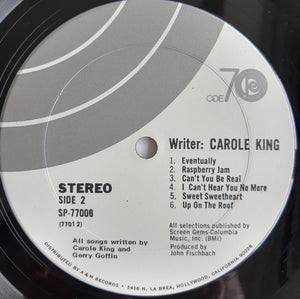 Carole King - Writer: Carole King