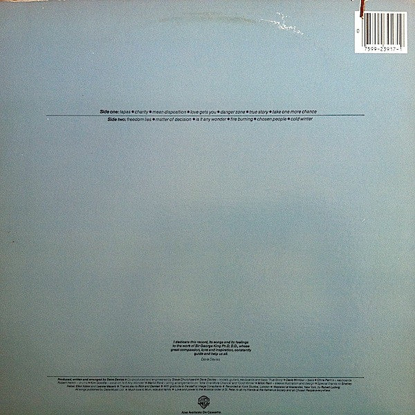 Dave Davies - Chosen People - 1983