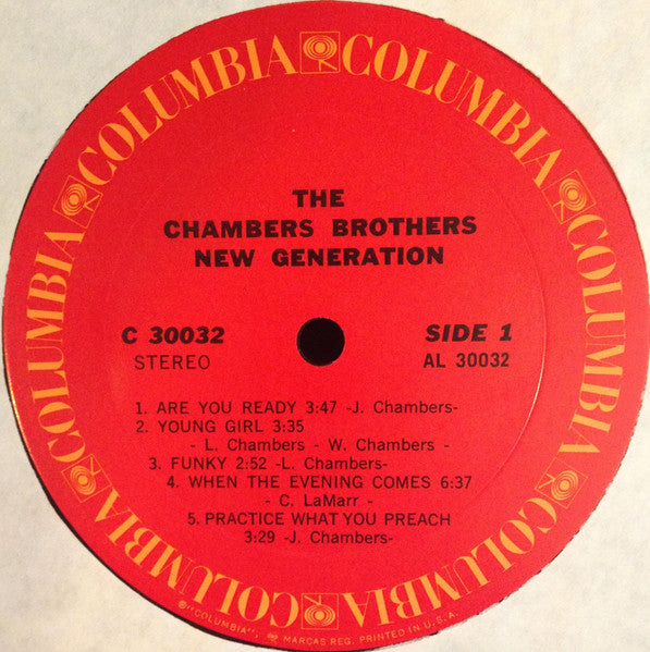 Chambers Brothers, The - New Generation - 1971