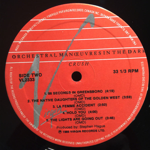 Orchestral Manoeuvres In The Dark - Crush