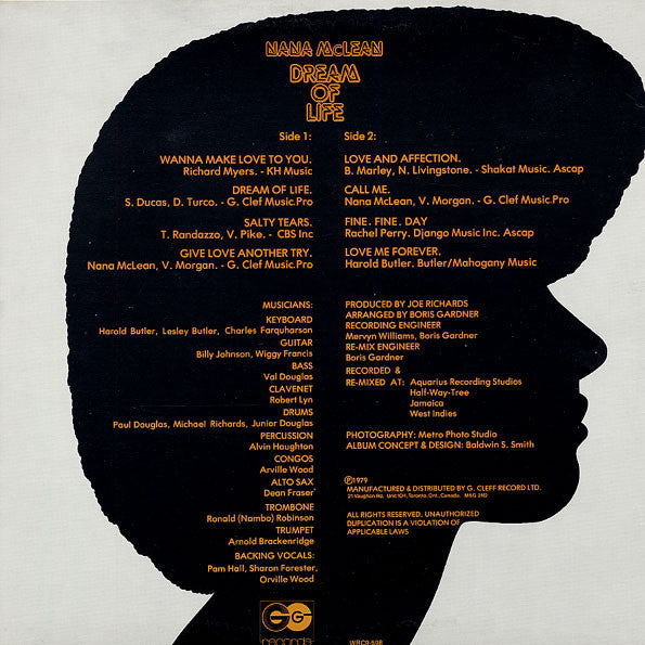 Nana McLean - Dream Of Life