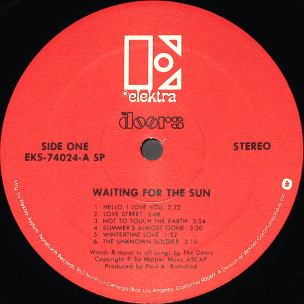 Doors, The - Waiting For The Sun - 1982