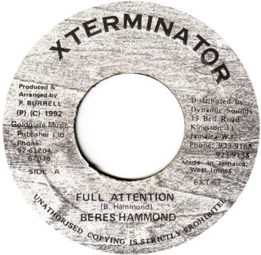 Beres Hammond - Full Attention - 2000