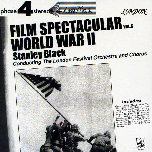 Stanley Black Conducting The London Festival Orchestra - Film Spectacular Vol. 6 World War II - 1975