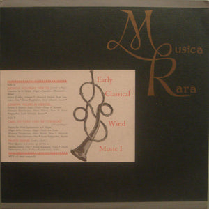 Heidelberg Wind Ensemble, The - Early Classical Wind Music I - 1967