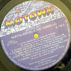 Martha Reeves & The Vandellas - Anthology - 1980
