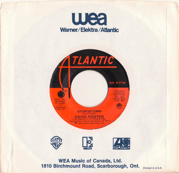 David Foster - Love Theme From St. Elmo's Fire