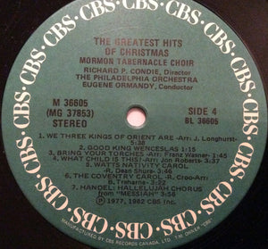 Mormon Tabernacle Choir - The Greatest Hits Of Christmas - 1982