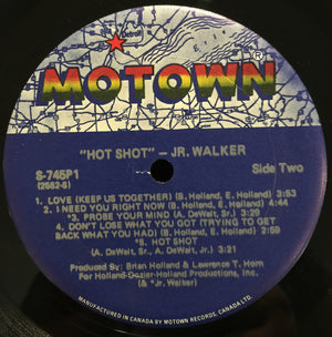 Junior Walker & The All Stars - Hot Shot - 1976