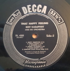 Bert Kaempfert & His Orchestra - That Happy Feeling