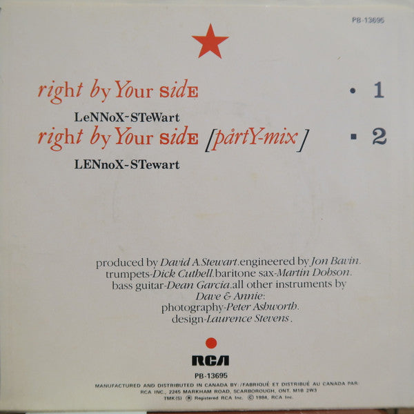 Eurythmics - Right By Your Side