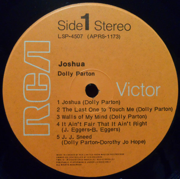 Dolly Parton - Joshua