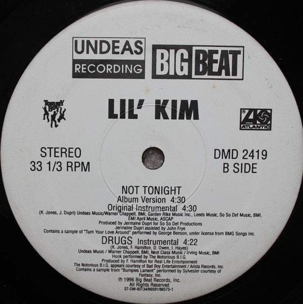 Lil' Kim - Not Tonight / Drugs - 1997
