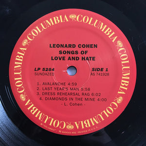 Leonard Cohen - Songs Of Love And Hate