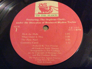 Orpheus Choir Under The Direction Of Brainerd Blyden-Taylor - 'Tis The Season -