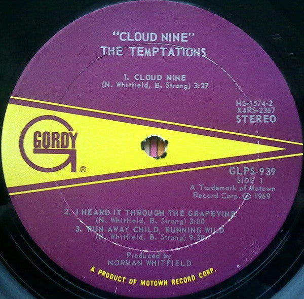 The Temptations - Cloud Nine