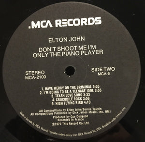 Elton John - Don't Shoot Me I'm Only The Piano Player - 1973