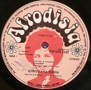 Christy Essien Igbokwe - Give Me A Chance - 1980
