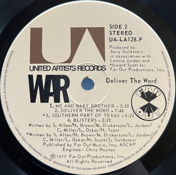 War - Deliver The Word