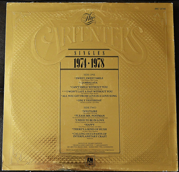 Carpenters - The Singles 1974-1978 - 1978