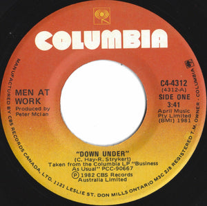 Men At Work - Down Under - 1982
