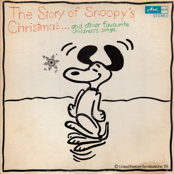 Quiet Jungle, The - The Story Of Snoopy’s Christmas And Other Favourite Children’s Songs - 1968